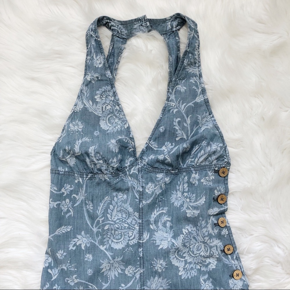 FREE PEOPLE Dance All Night Printed Jumpsuit! - Picture 5 of 6